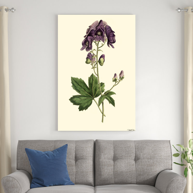 Lavande florale I, H 48 po x l 32 po x P 1,25 po