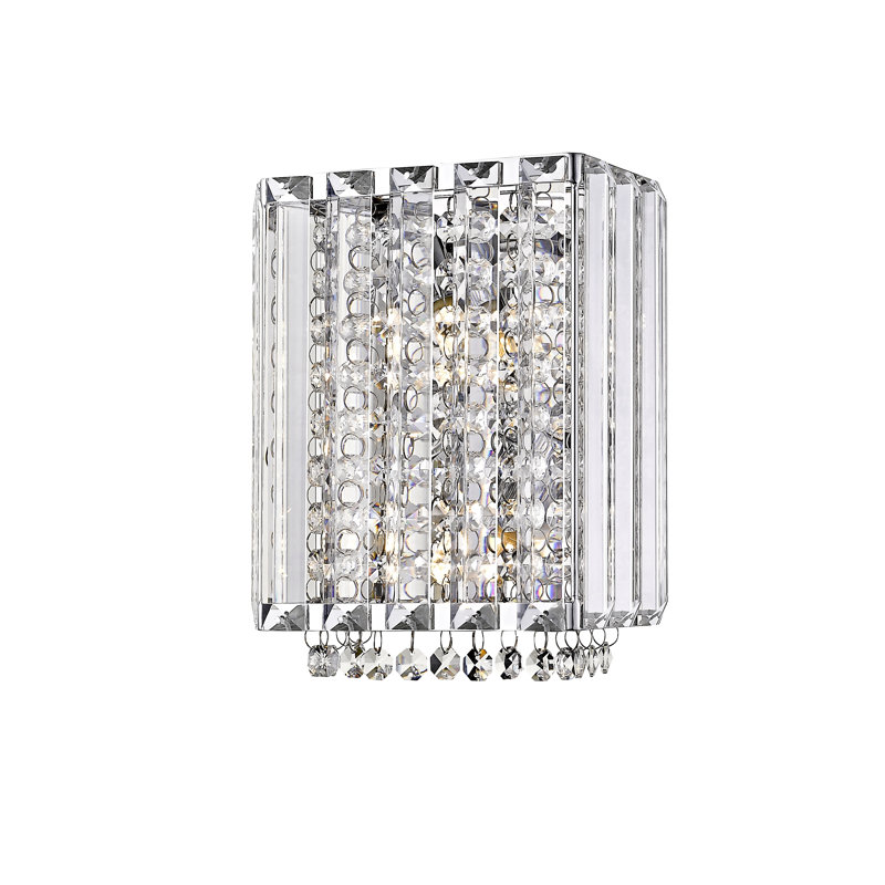 Annabella Steel Flush Mounted Sconce