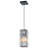 1-light Mini Modern Crystal Glass Pendant Light For Kitchen Island