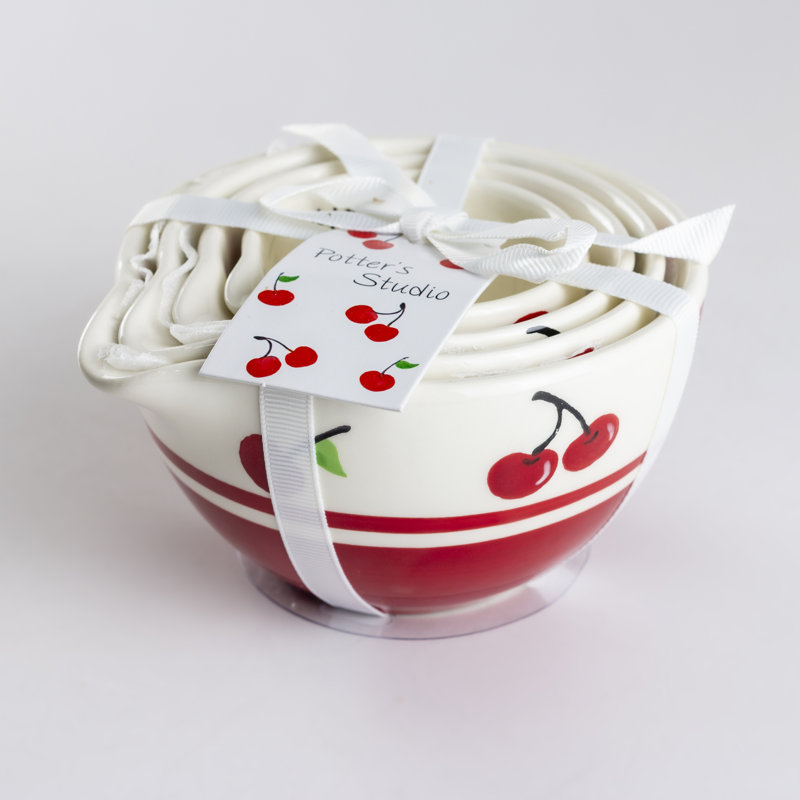 Grace's Tea Ware 4 -Piece Ceramic Measuring Cup Set