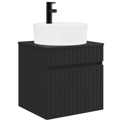 Single Bathroom Vanity with Ceramic Basin