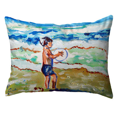  Housse et insert de coussin rectangulaire intérieur / extérieur Boy and Surf