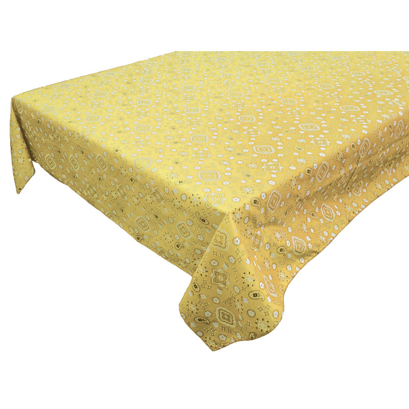 Nappes Bandana, L 58 po x L 96 po, Jaune