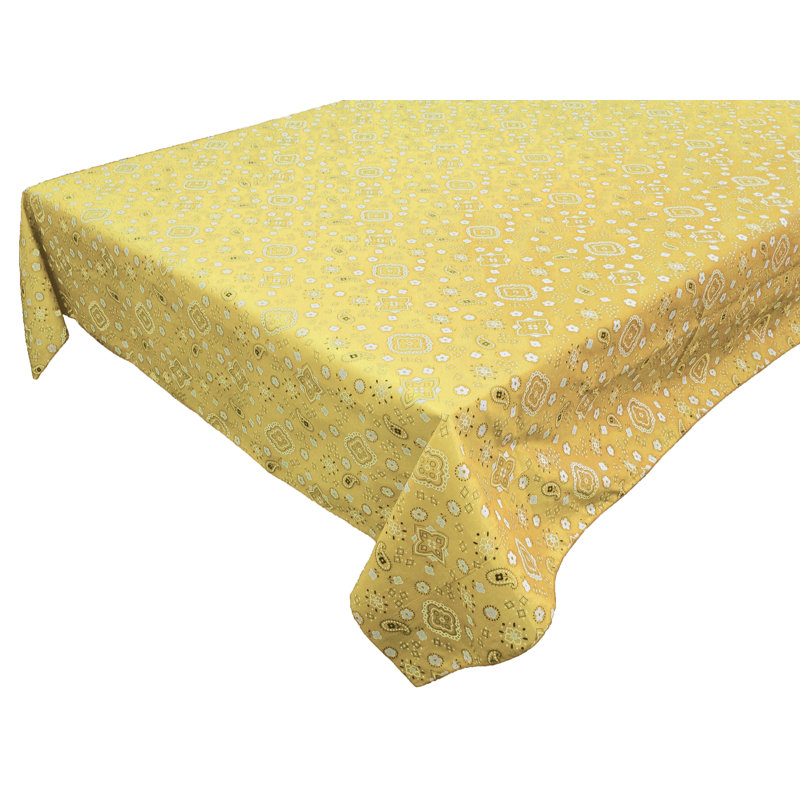 Nappes Bandana, L 58 po x L 96 po, Jaune