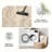 1PC neutral beige marble swirl pattern area rugs for Living Room, Soft and Comfortable, Suitable for all seasons, easy-to-maintain, machine washable Indoor floor mat, Under Table Farmhouse suitable for dining room, bedroom, home office, entryway,-1080478398