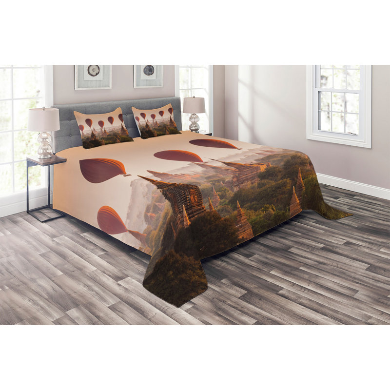 Modern & Contemporary Polyester Coverlet