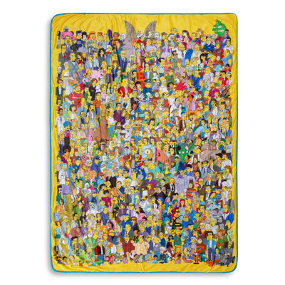 Couverture sherpa surdimensionnée The Simpsons