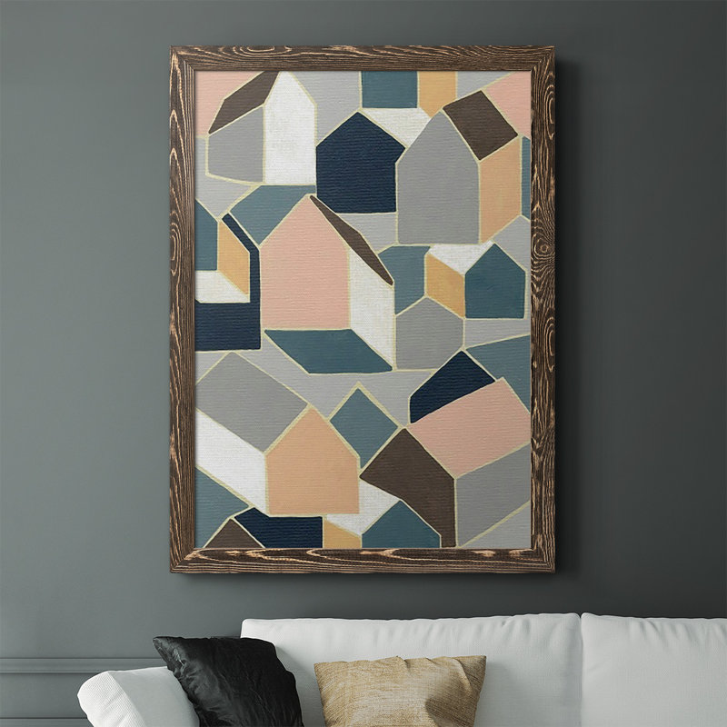 «Dream House II», reproduction encadrée de qualité supérieure - prête à être accrochée, H 43,5 po x l 31,5 po