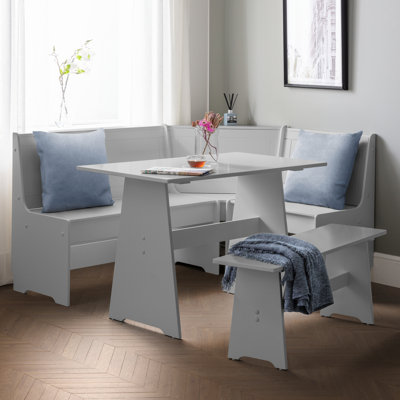 Lief 5 Person Corner Breakfast Nook with Hidden Storage by East Urban Home