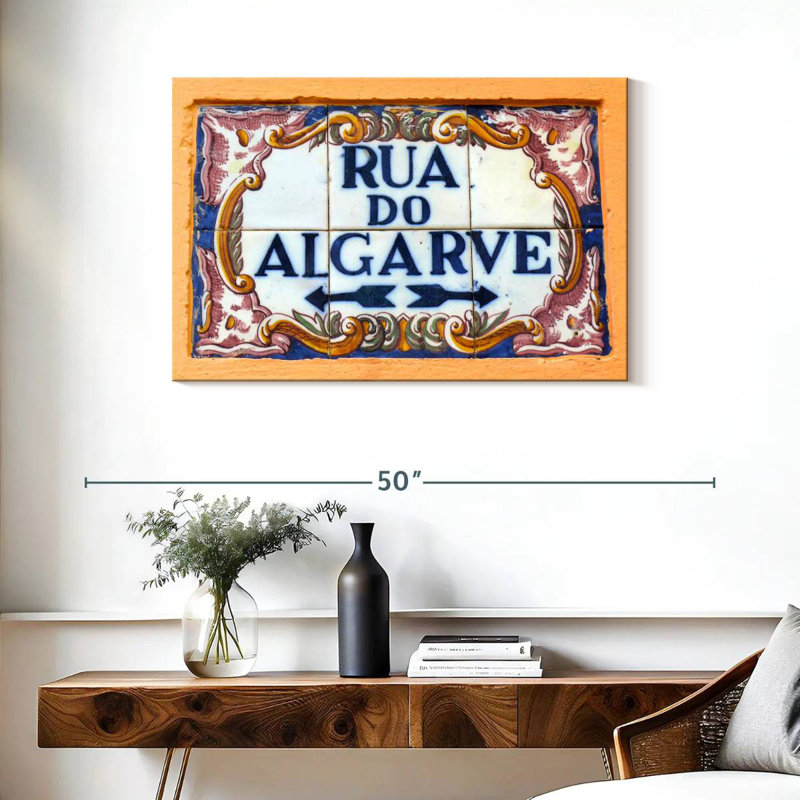 Enseigne Kavia Rua Do Algarve, H 24 po x l 36 po