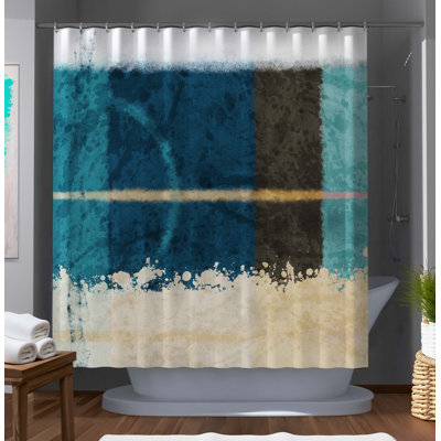 Bonita Abstract Shower Curtain