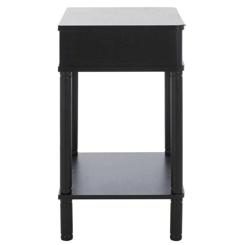 Thurston End Table, Matte Black