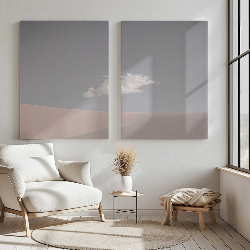 Sands of Solace | 2 Panel Split Large Canvas Print, 48" H x 72" W