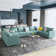 Très grand canapé modulaire d'angle modulaire