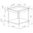 Square Engineered Wood End Table