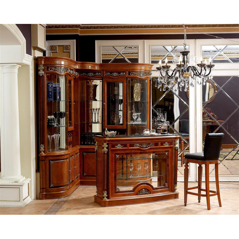 Leonor Glass Bar Cabinet
