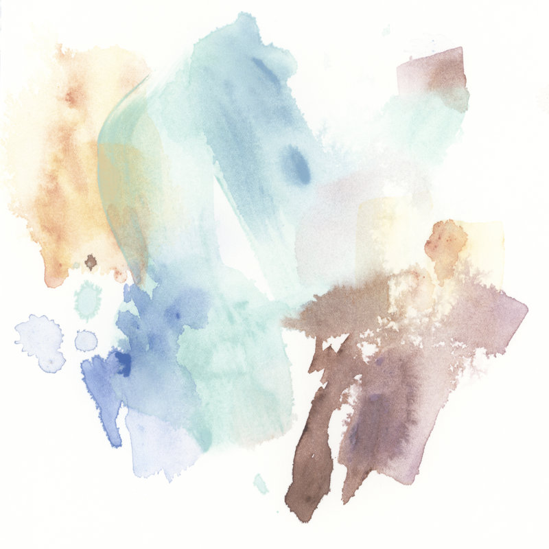 Tasheba Aurora Liquid II by June Erica Vess - Wrapped Canvas Print, 30 cm H x 30 cm W