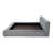 Upholstered Platform Bed Grey-2079790171