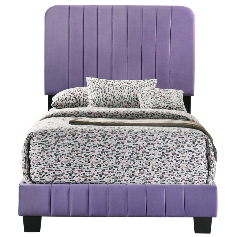 Lit contemporain pour n'importe quelle pièce, Simple, Mauve