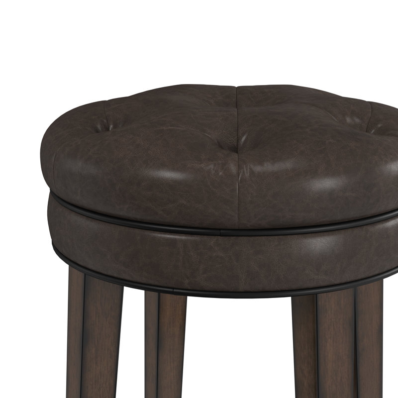 Tabouret pivotant à hauteur de comptoir Shearson, Tabouret de comptoir (siège d'une hauteur de 25,5,  Gris anthracite