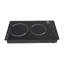 2300W 2 Burner Induction Electric Cooktop with Dual Size Power Burner