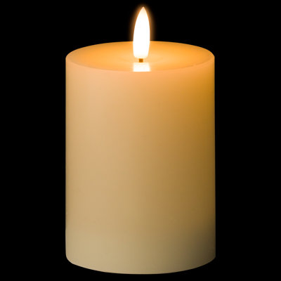 Unscented Flameless Pillar Candle