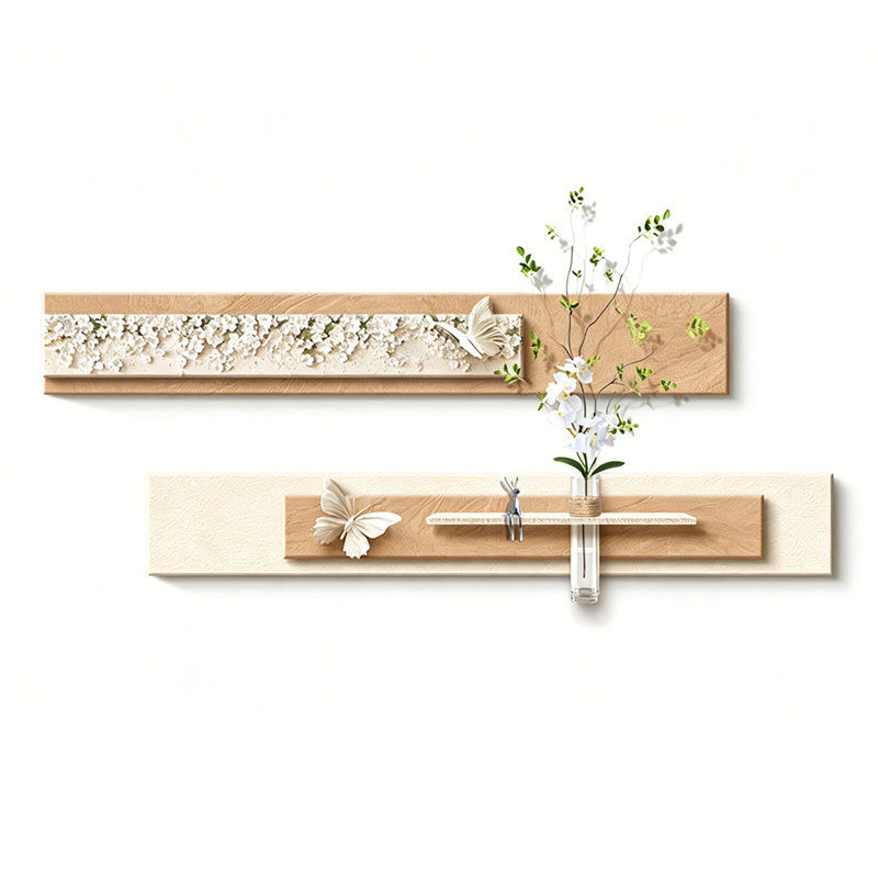 Cream Style 3D Sandstone Wall Decor