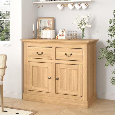 Buffet 33 po avec 2 portes et 2 tiroirs