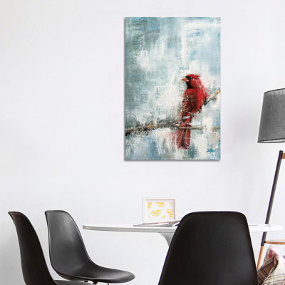 Wintry Red by Christopher Lyter - Print on Canvas