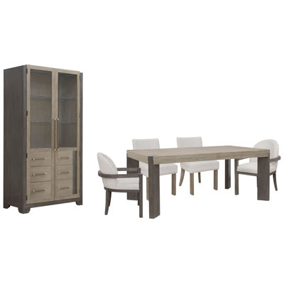 Table de salle à manger à pieds Inzillo avec 2 chaises de salle à manger Klismos