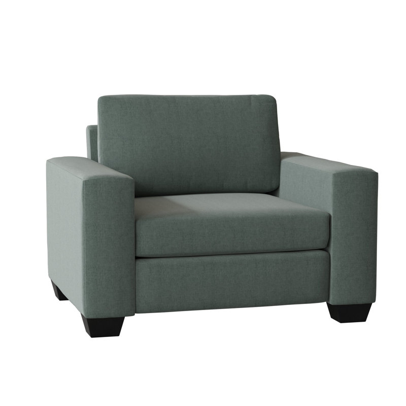 Anastase Upholstered Chair And A Half, Espresso, Hill Elephant