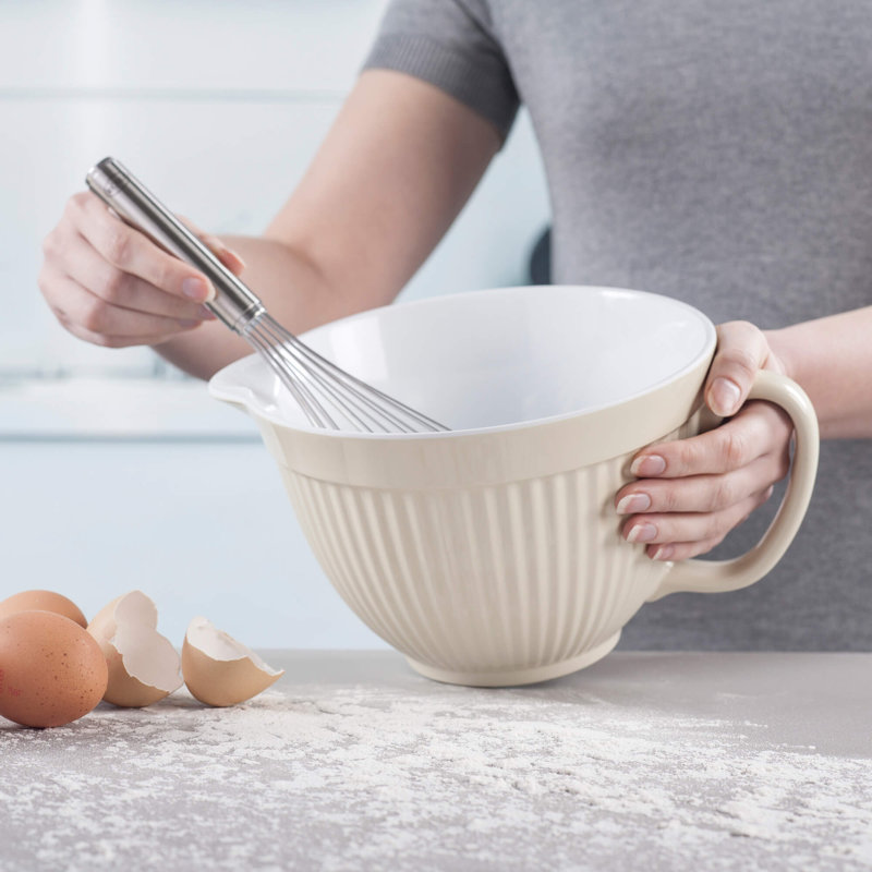 Melamine Mixing Bowl Jug 20cm, Cream