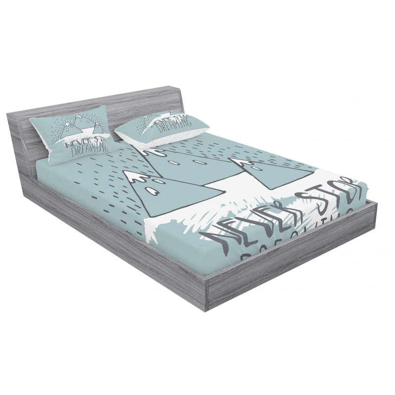 Microfiber Sheet Set, Full Sheet Set with Fitted Sheet