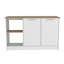 Îlot de cuisine polyvalent avec rangement abondant et conception élégante pour une cuisson efficace-549134905