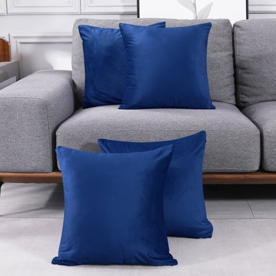 Decorative Throw Soft Linen Cushion Covers Pillow Covers (Set of 4)