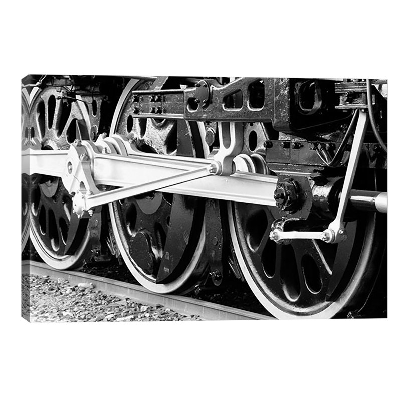 Antique Train - Wrapped Canvas Print, 66.04 cm H x 45.72 cm W x 3.175 cm D