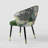 Dining Chairs,Green Dining Room Chairs,Modern Tufted Velvet Wingback Upholstered Dining Chair -339202357-349342171