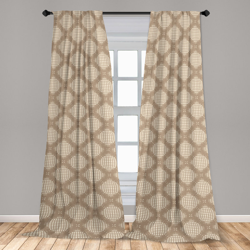 Semi Sheer Curtain Pair, 28" W x 95" L