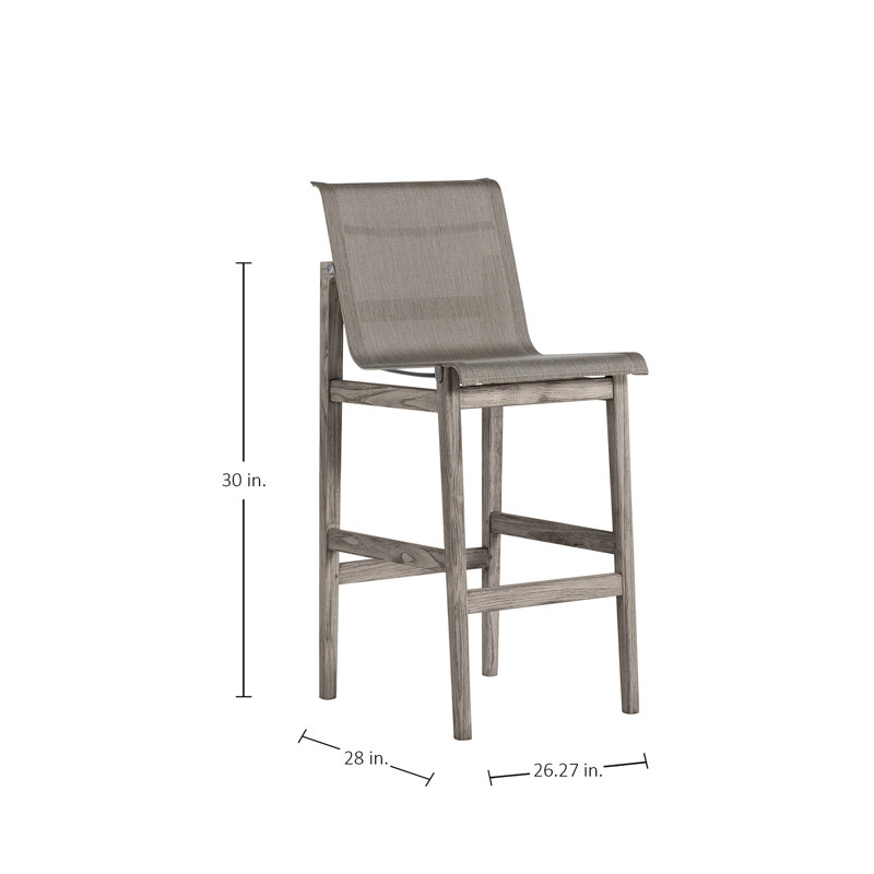 Coast Teak 30" Bar Stool