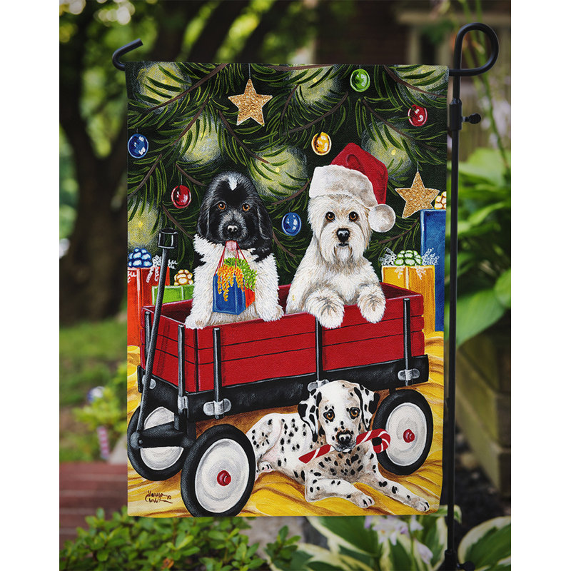 Double Sided Polyester Animal Garden Flag, 15" H  x 11" W