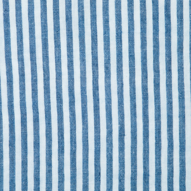 Linen Striped Square Napkin, Blueberry