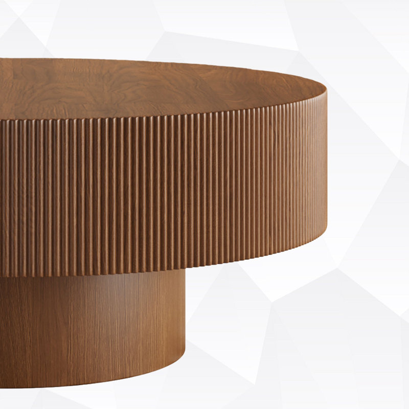 Table basse ronde simple