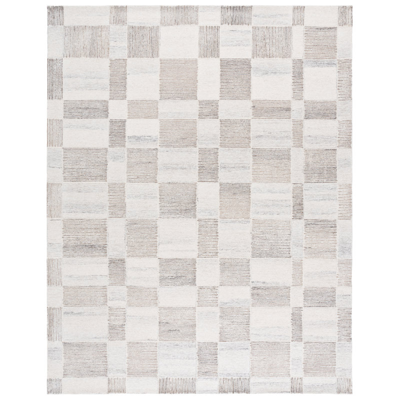 Ketelaar 202 Hand Tufted Wool Pile Geometric Indoor Use Only Rug, Rectangle 8' x 10'