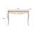 43.31" Distressed Carved Console Table