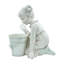 Statue de jardinière petite fille
