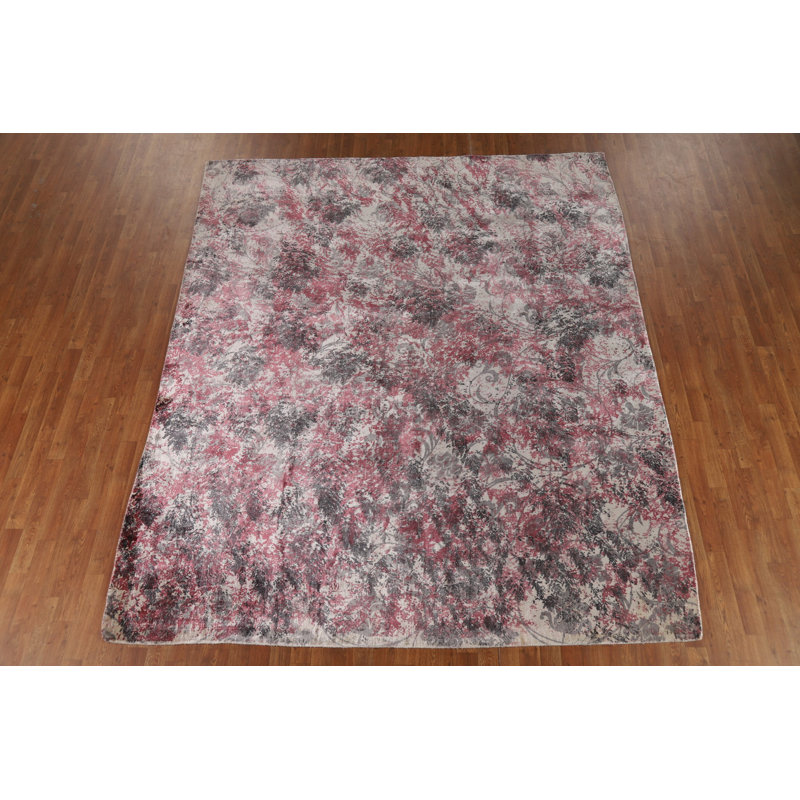 Tapis indien moderne et abstrait