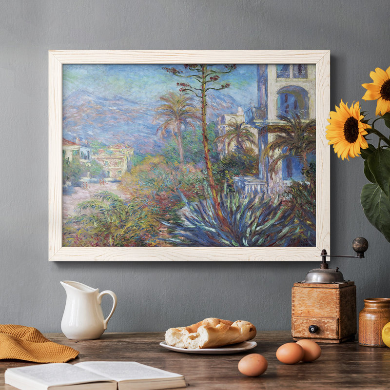 " Villas At Bordighera ", White, 18" H x 26" W x 1.5" D