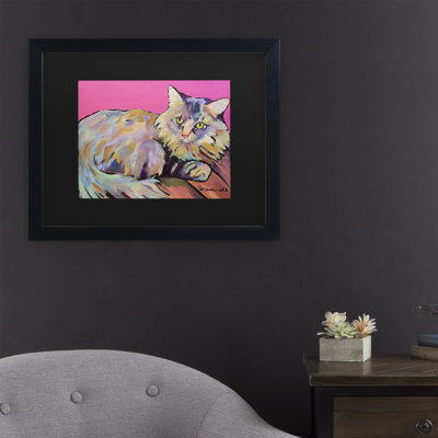 Catatonic par Pat Saunders-White, reproduction d'art encadrée