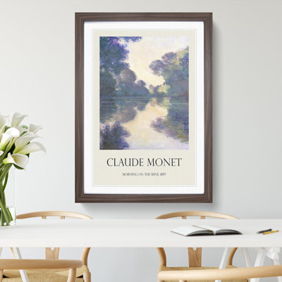 Morning on the Seine by Claude Monet - Picture Frame Painting