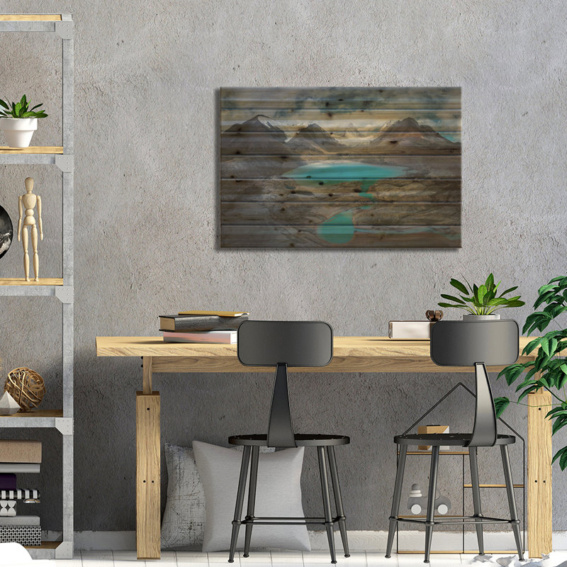 " Kailash Range " by Qiye, 26" H x 40" W x 1.5"D